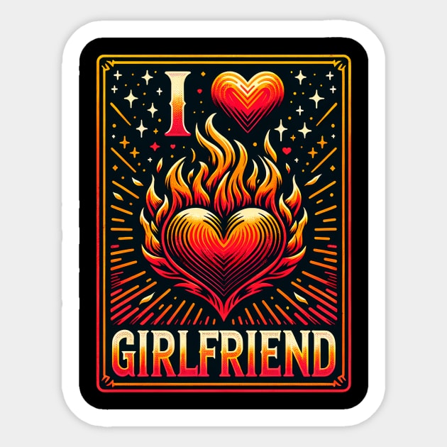 Fiery Sweetheart Love Sticker by EternalEntity